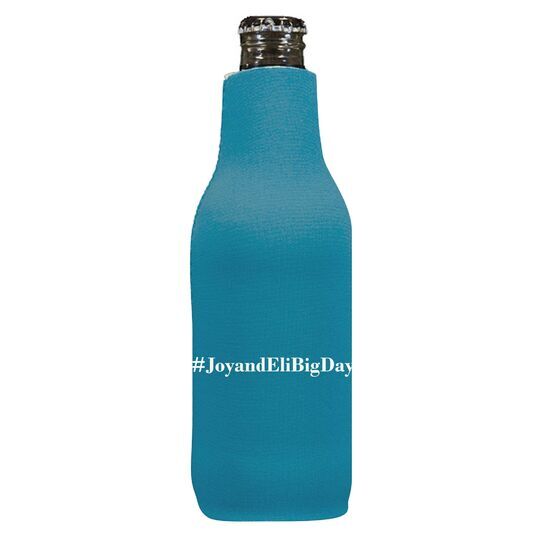 Create Your Hashtag Bottle Koozie